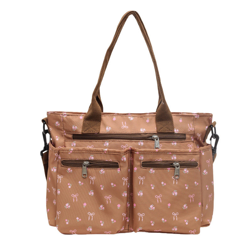 Retro Large Capacity Printed Tote Bag