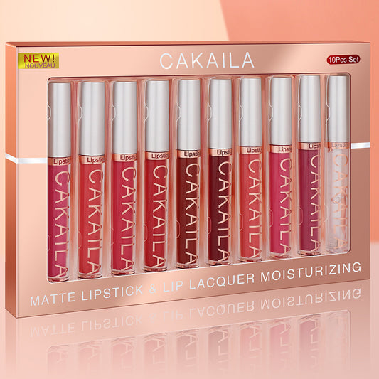 Matte Nonstick Cup Waterproof Lip Gloss