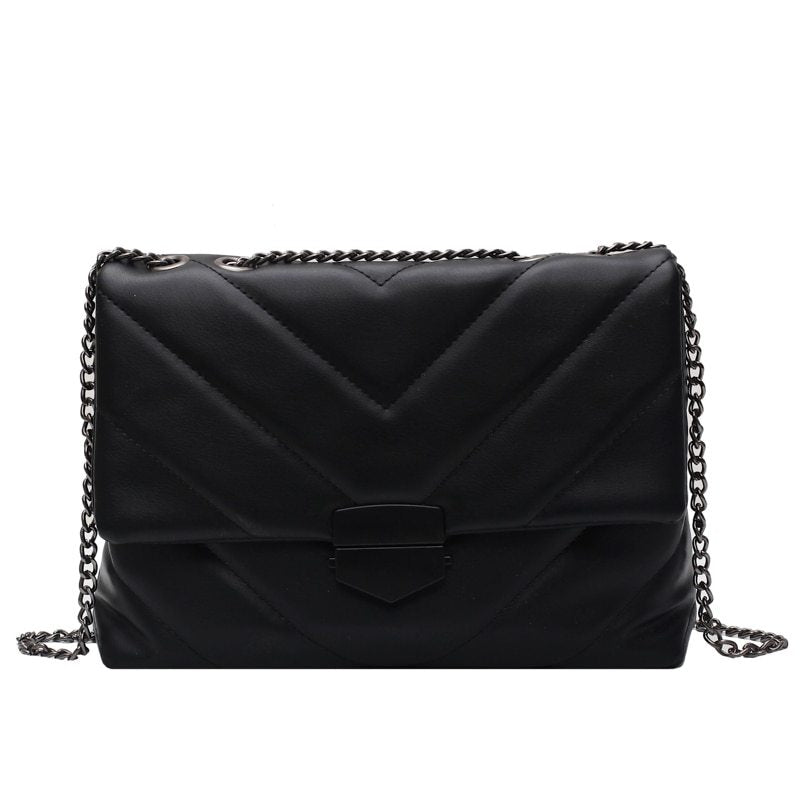 Embroidery Thread Small PU Leather Crossbody Bags