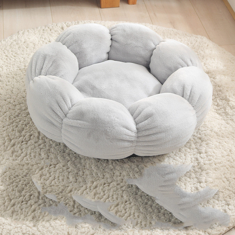 Pet Bed Mat Blanket Flower Shaped