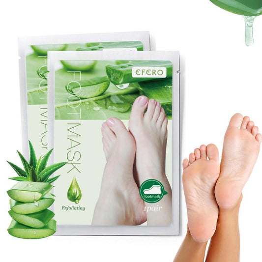 Aloe Vera Foot Mask Peeling for Legs Feet Mask Exfoliating Socks Scrub
