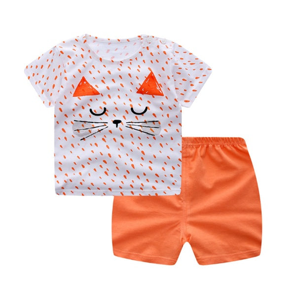 Cartoon Clothing Summer Clothe Sets