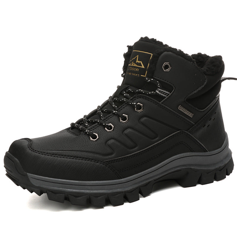 Thickened And Velvet Outdoor Non-Slip Boots
