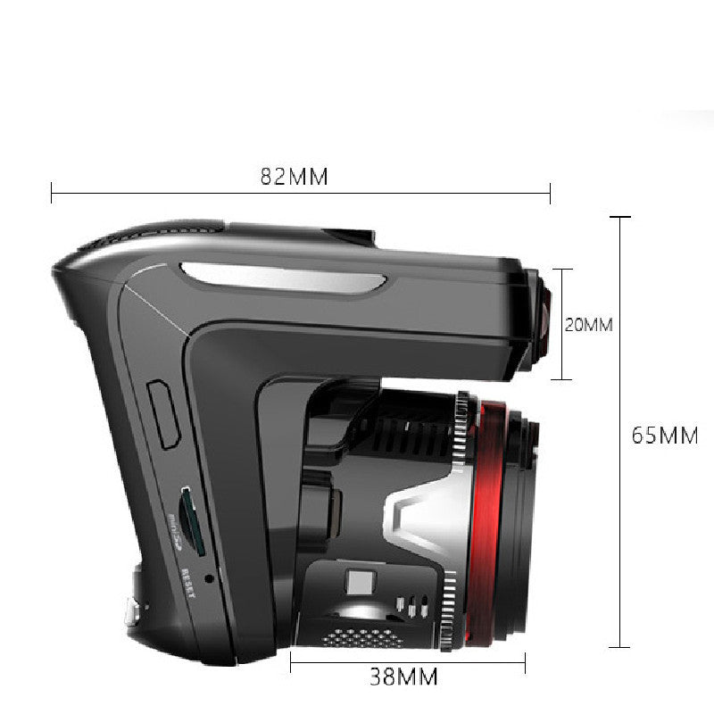HD Car Camera DVR Dash Cam Laser Speed Detector G-Sensor Video Recorder with Night Version