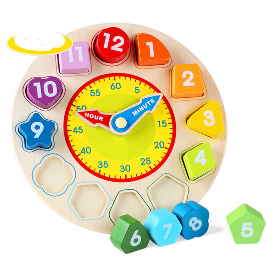 Digital Clock Wooden Cognitive Learning Toys for Children