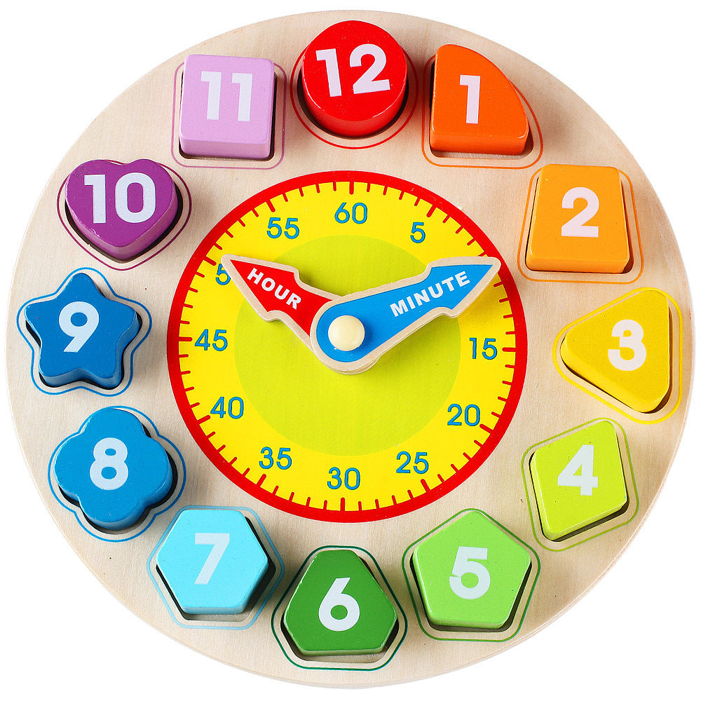 Digital Clock Wooden Cognitive Learning Toys for Children