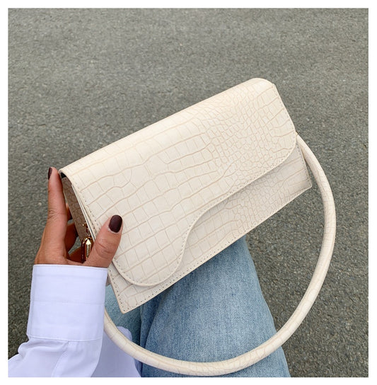 Casual alligator print Korean small bag