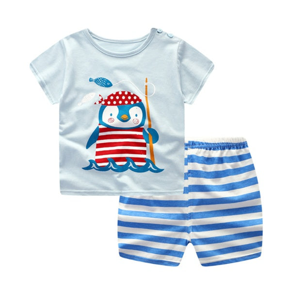 Cartoon Clothing Summer Clothe Sets