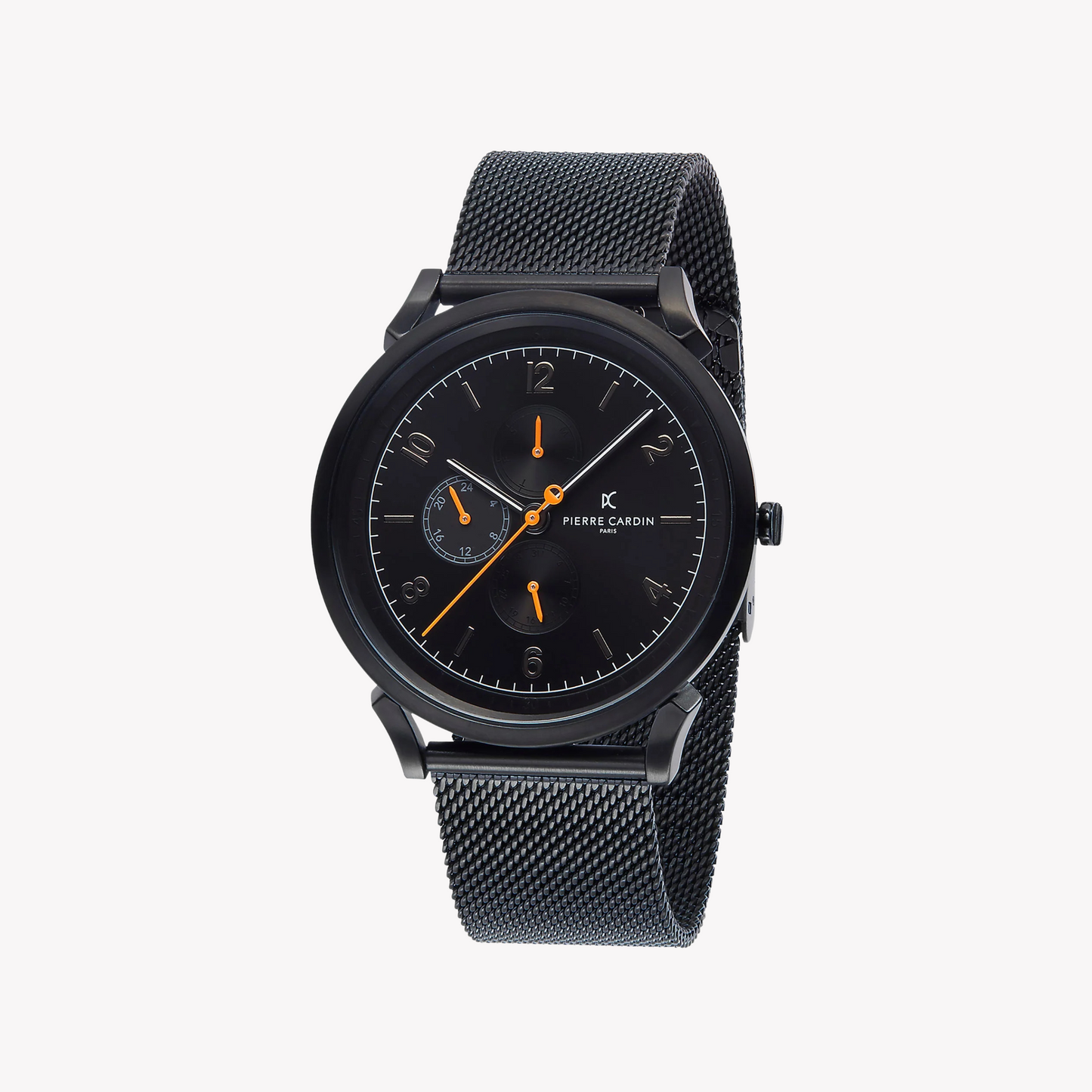 Pierre Cardin Men's Black Stainless Steel Watch, Black Dial | Cpi.2031-0