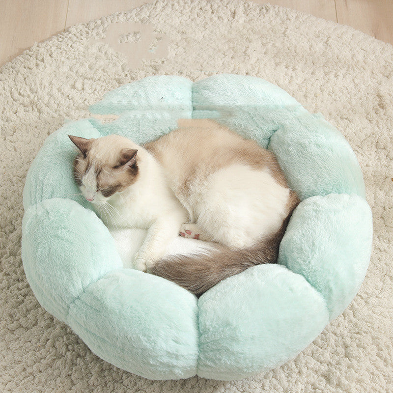 Pet Bed Mat Blanket Flower Shaped