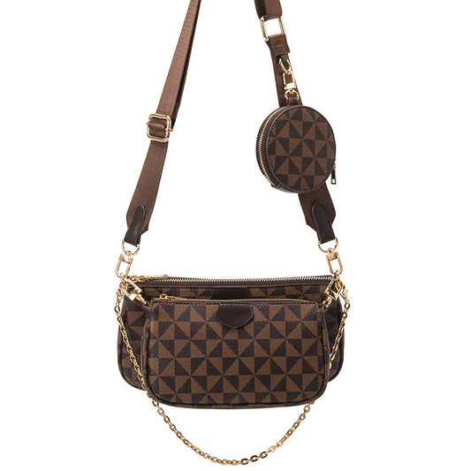 Three-in-one Handbag Single Shoulder Messenger Bag