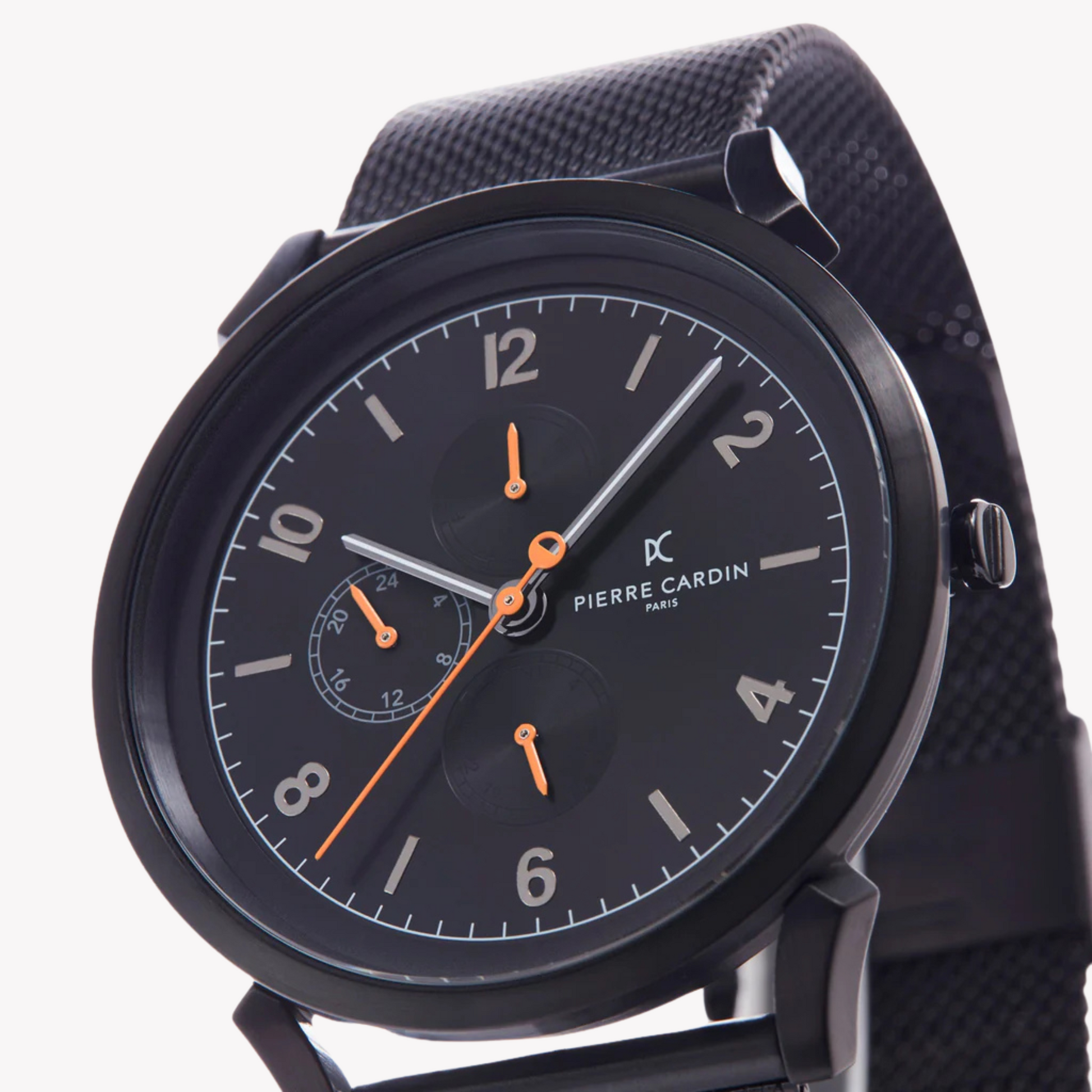 Pierre Cardin Men's Black Stainless Steel Watch, Black Dial | Cpi.2031-1