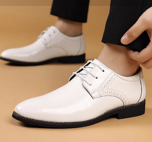 British Plus Size Men's Leather Shoes