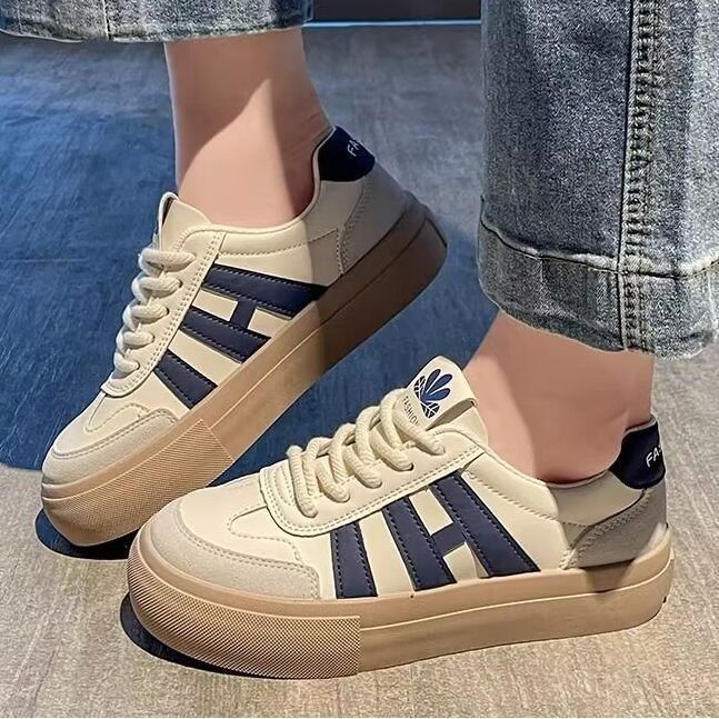 Thick Bottom Retro Fashion Sports Casual Shoes
