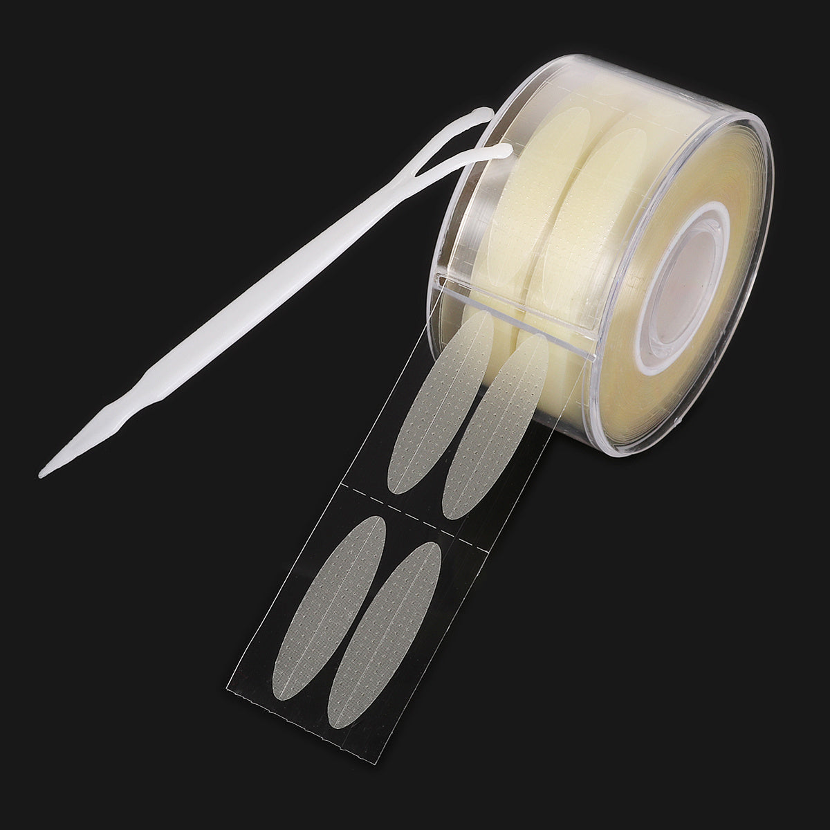 Clear Beige Stripe Big Eyes Decoration Invisible Strong Adhesive Double Fold Eyelid Sticker
