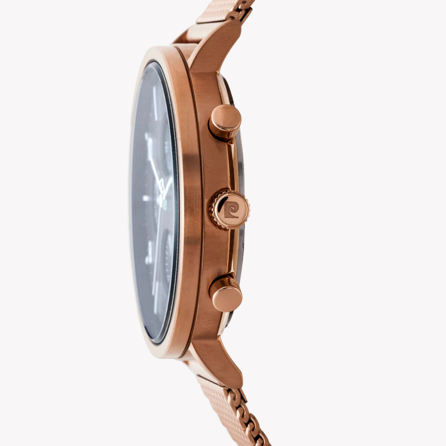 Pierre Cardin Men's Rose Gold Watch, Black Dial | Pc902641f18-2