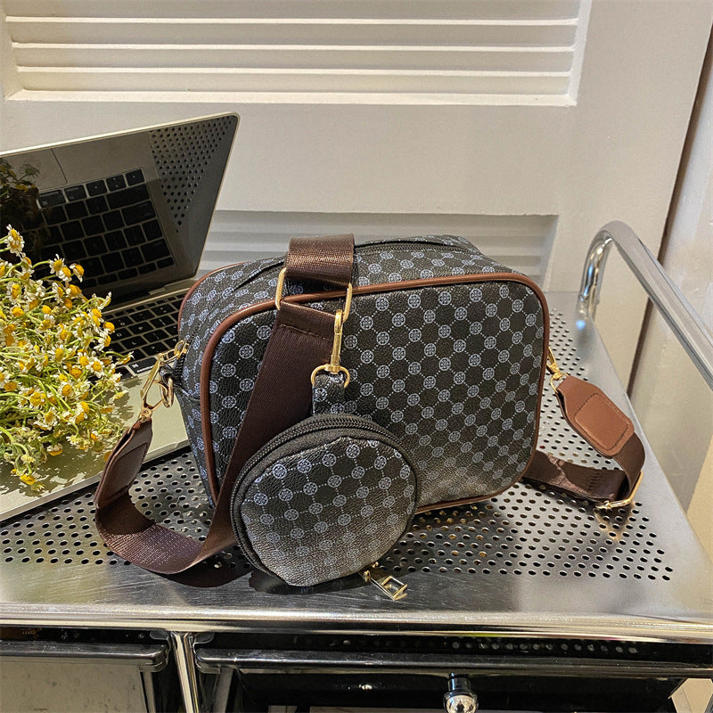 Vintage Pattern Crossbody Bags For Women Shoulder Shell Bag