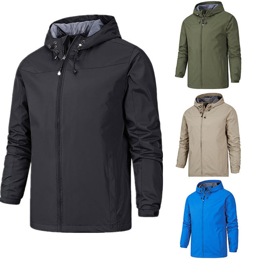 Outdoor Windproof and Waterproof All Season Mountaineering Jacket for Men