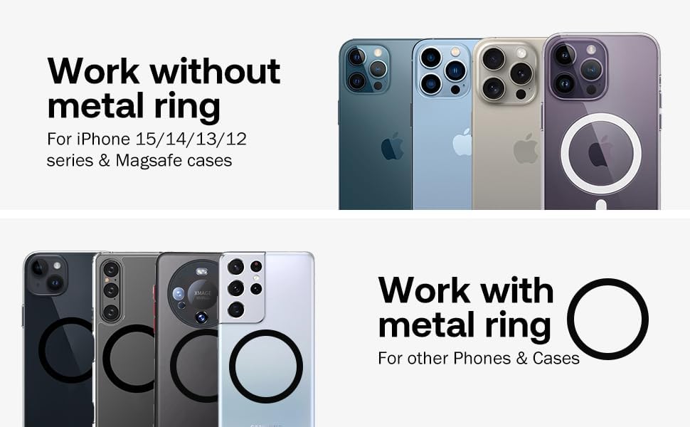 Customized Magnetic Phone Grip For Magsafe Phones