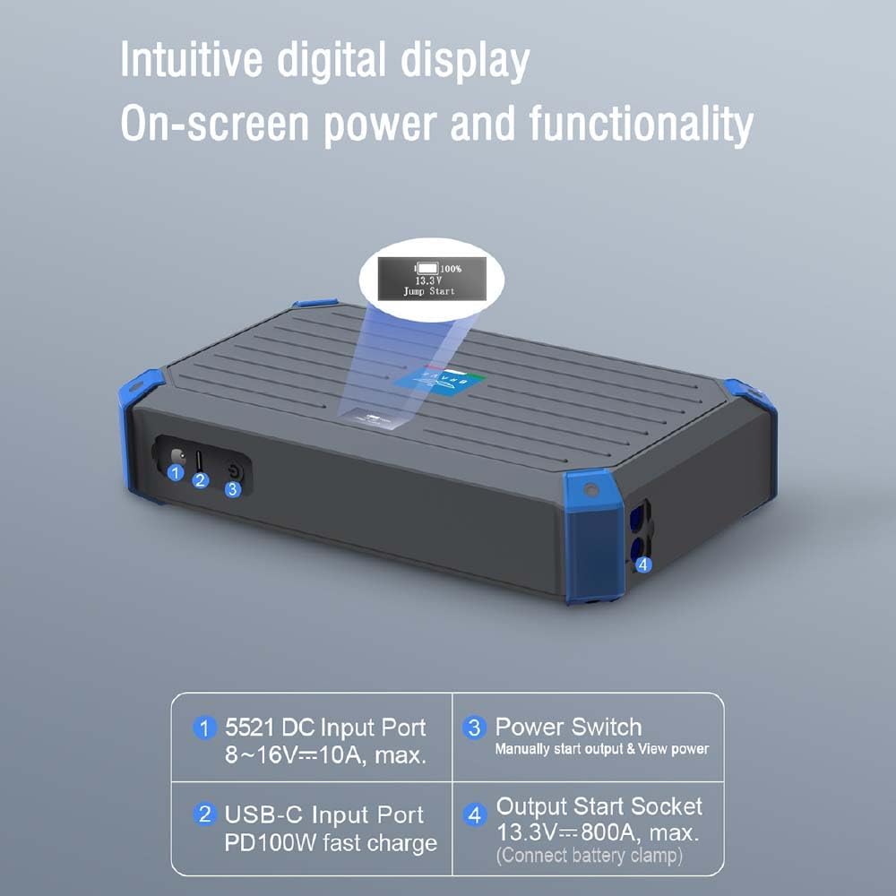 BRAVE 12V Super Capacitor Car Jump Starter