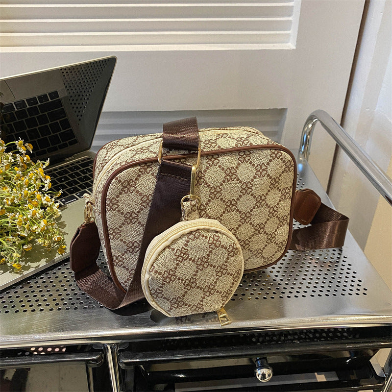 Vintage Pattern Crossbody Bags For Women Shoulder Shell Bag