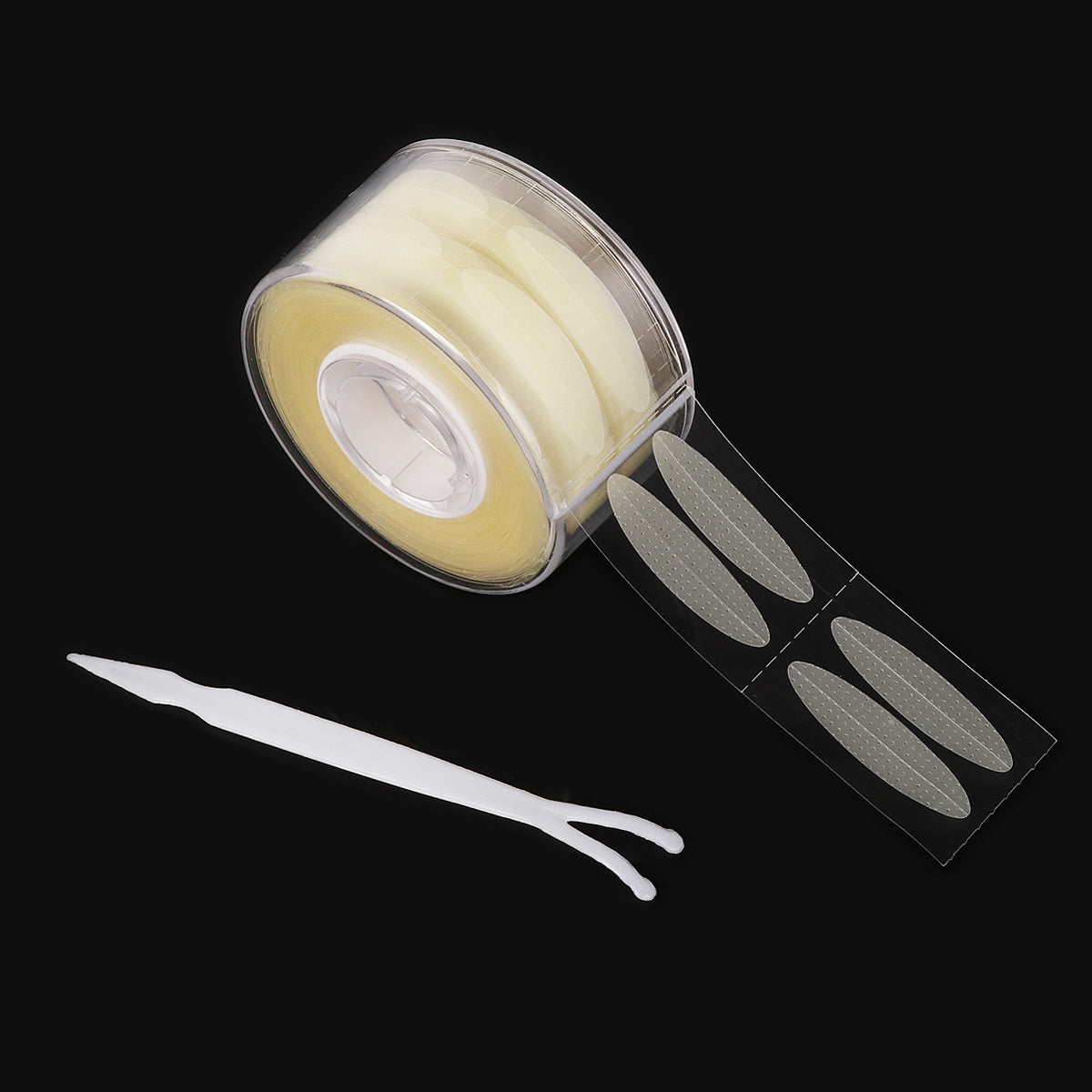 Clear Beige Stripe Big Eyes Decoration Invisible Strong Adhesive Double Fold Eyelid Sticker
