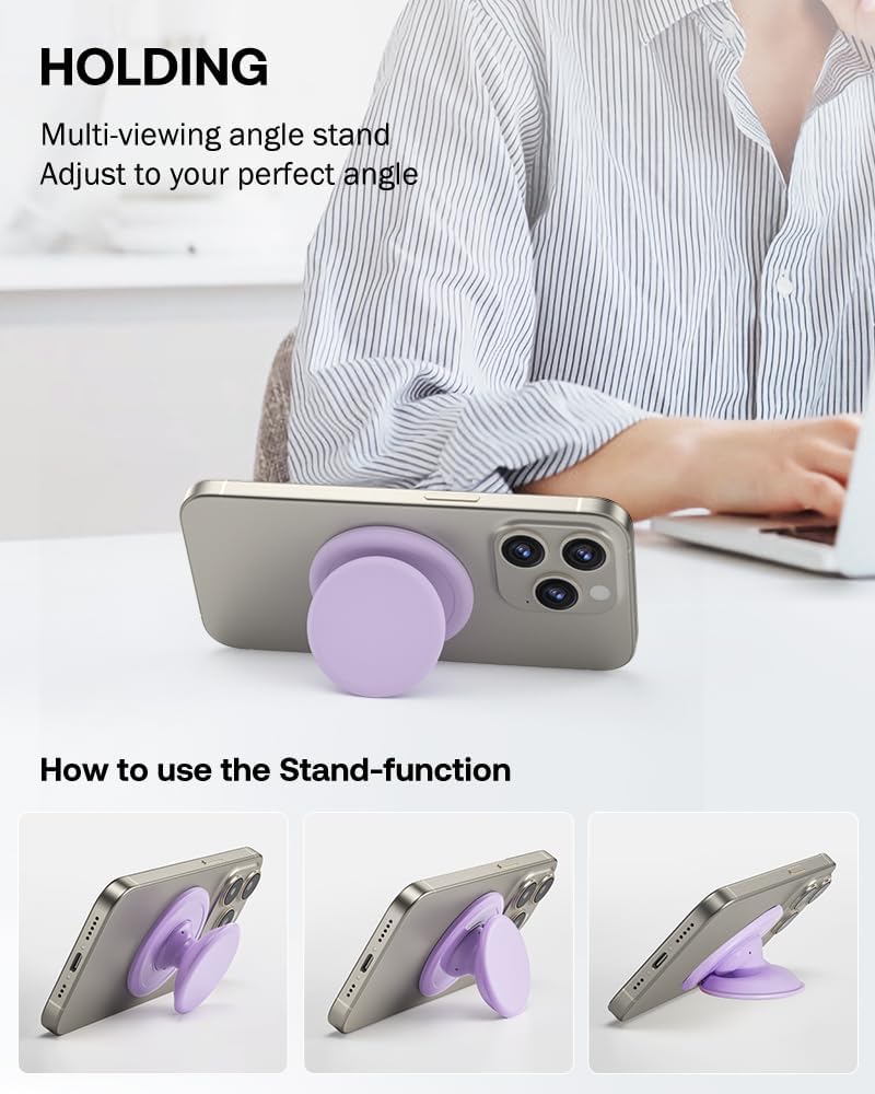 Customized Magnetic Phone Grip For Magsafe Phones