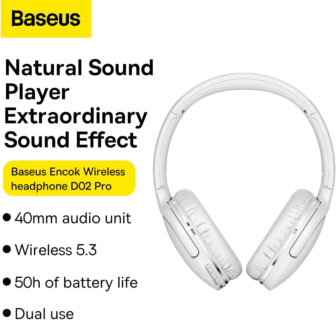 Baseus D02 Pro Bluetooth Headphones