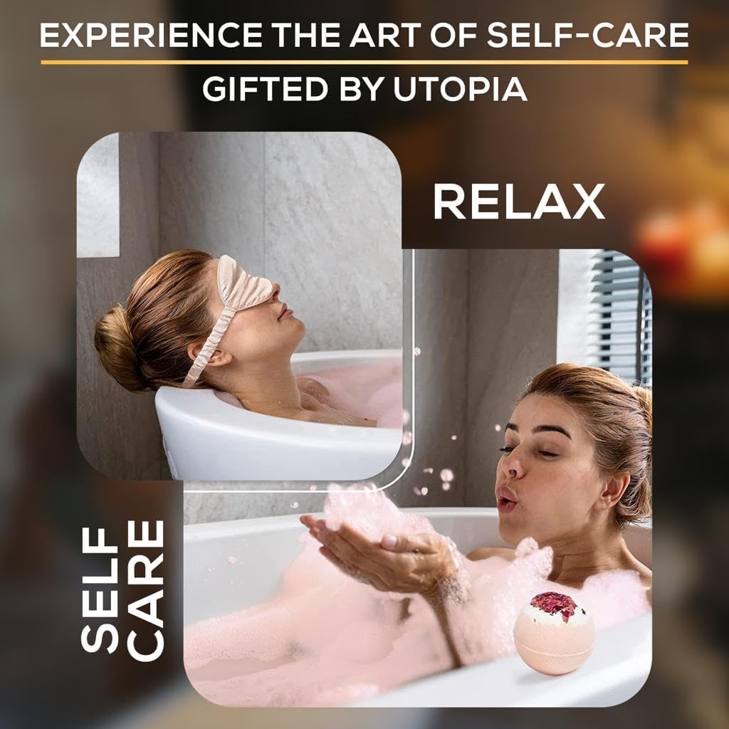 7PC Scented Candles & Bath Bombs Set,Gifts for Women