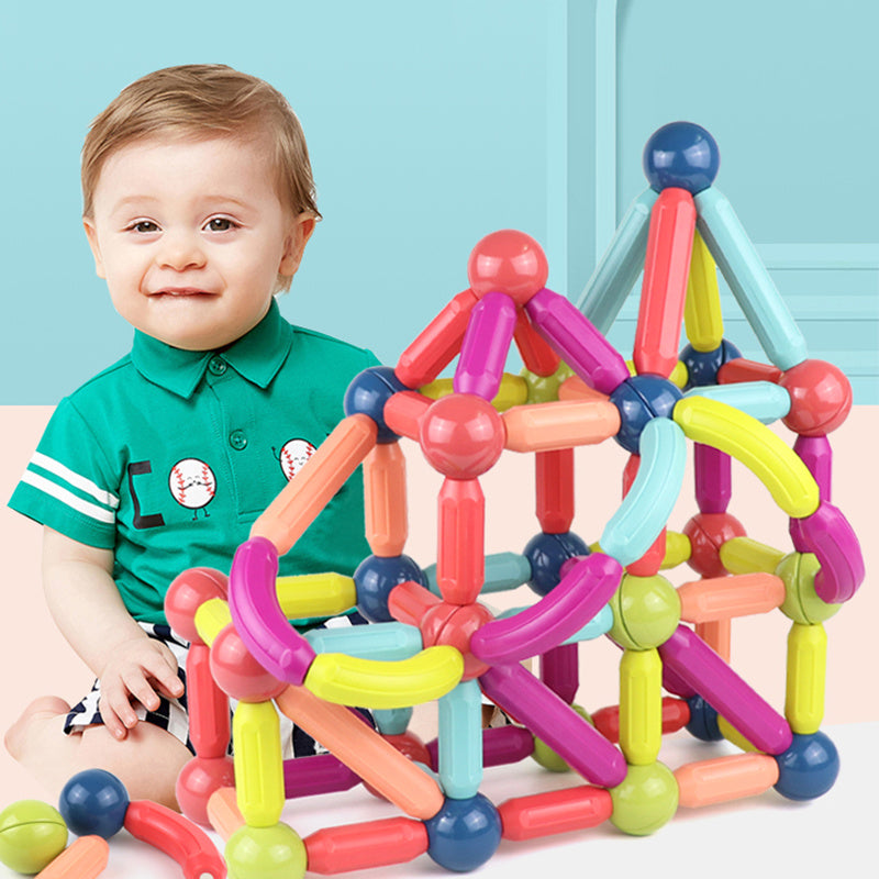 Magnetic Stick Building Blocks Game Magnets Children Set Kids
