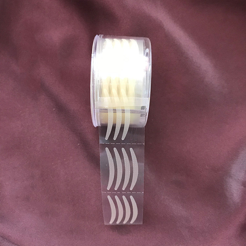 Clear Beige Stripe Big Eyes Decoration Invisible Strong Adhesive Double Fold Eyelid Sticker