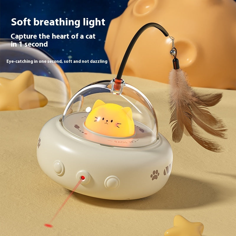 Smart Teaser Cat Toy Electric UFO Cat