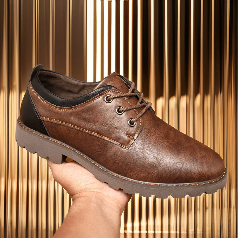 Korean Fashion Men's Retro Low-top Shoes