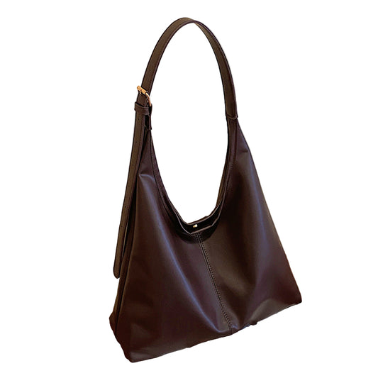 Retro Textured Shoulder Bag
