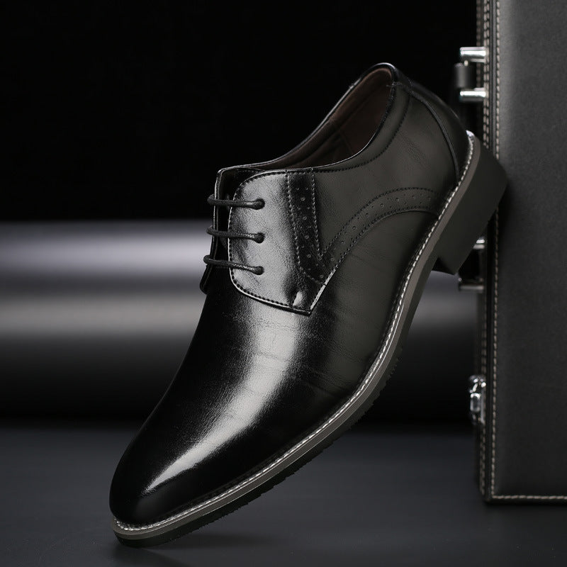 British Plus Size Men's Leather Shoes