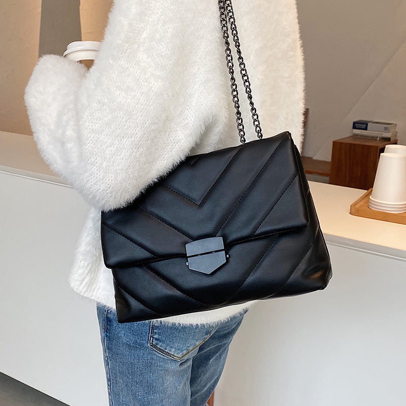 Embroidery Thread Small PU Leather Crossbody Bags