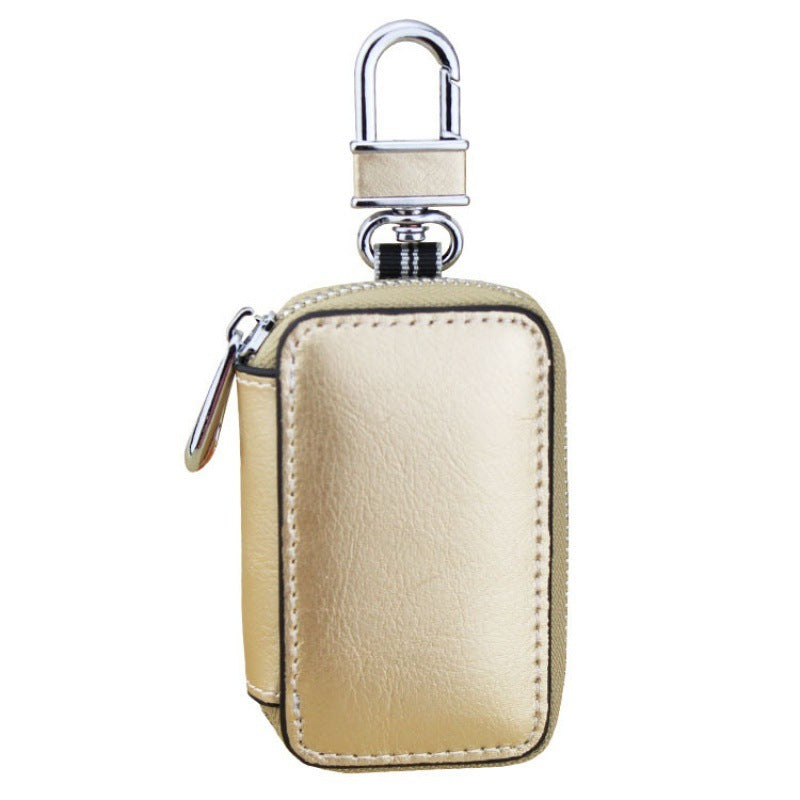 Cowhide Car Key Bag