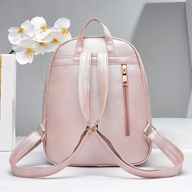 Women's Bags PU Bow Backpack Crossbody