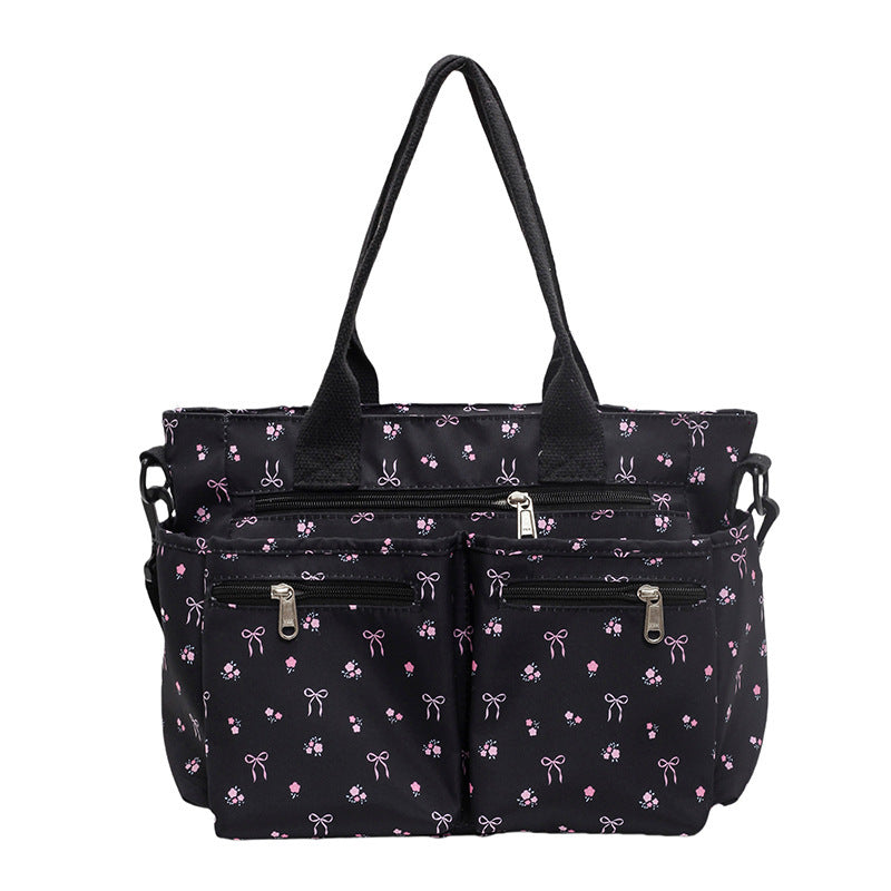 Retro Large Capacity Printed Tote Bag