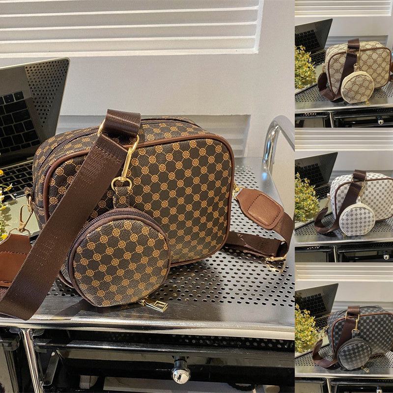 Vintage Pattern Crossbody Bags For Women Shoulder Shell Bag