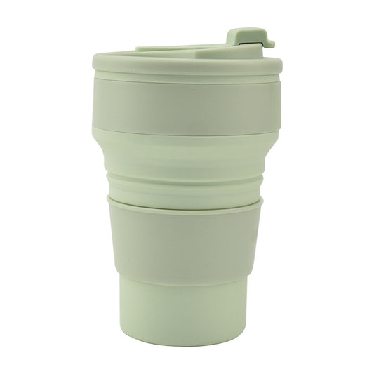 Kitchen Gadgets Folding Cup Collapsible Mug with Cover Coffee Travel Outdoors
