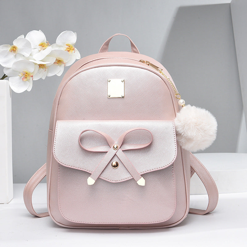Women's Bags PU Bow Backpack Crossbody
