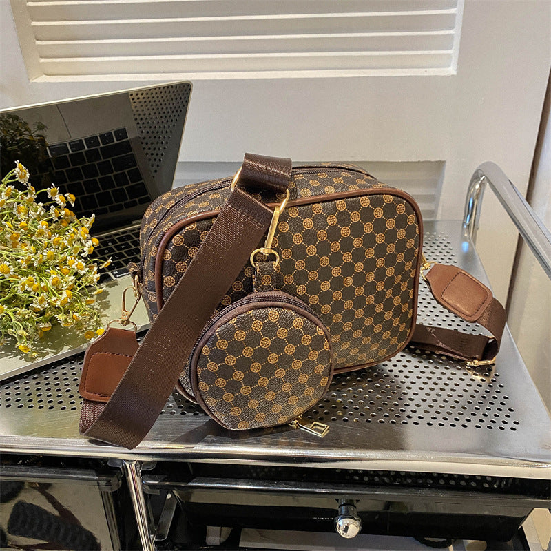 Vintage Pattern Crossbody Bags For Women Shoulder Shell Bag