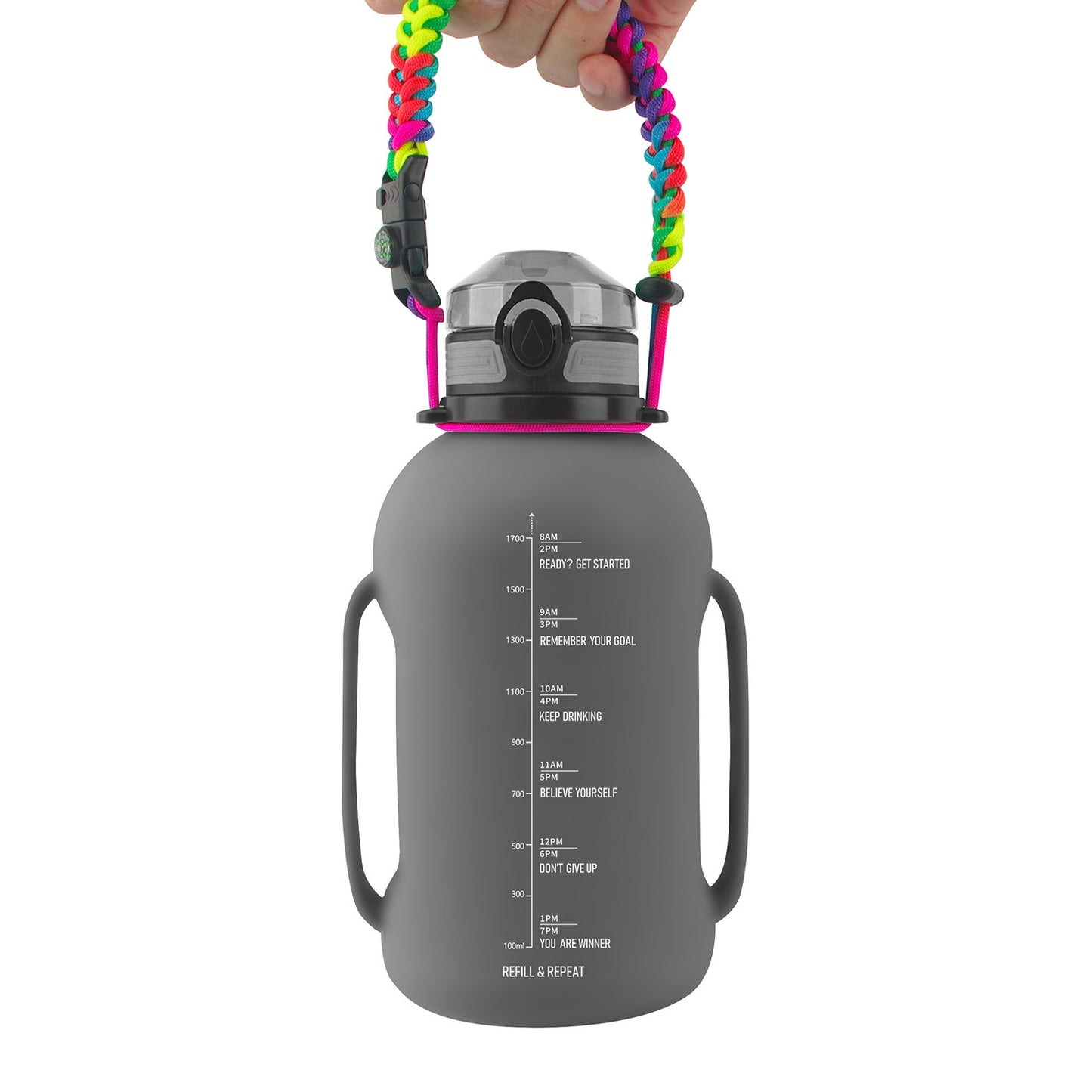 Water Cup Fitness Portable Roll Cup Food Grade Silicone Belly Cup Folding Outdoor