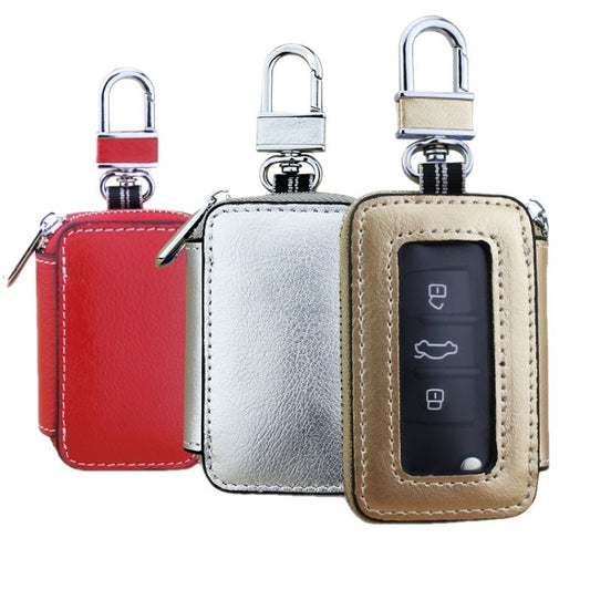 Cowhide Car Key Bag