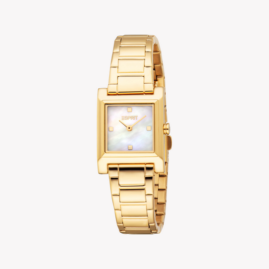Esprit Women's Gold Stainless Steel Watch | Es1l474m0025-0