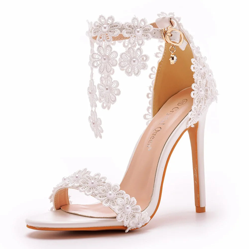 Wedding Shoes Heeled Sandals Women High Heels Sexy Sandals Wedding Bridal