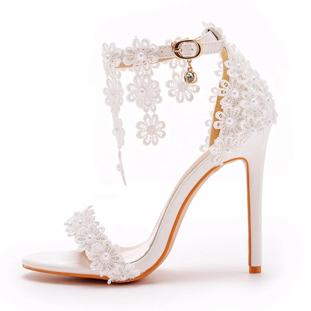 Wedding Shoes Heeled Sandals Women High Heels Sexy Sandals Wedding Bridal