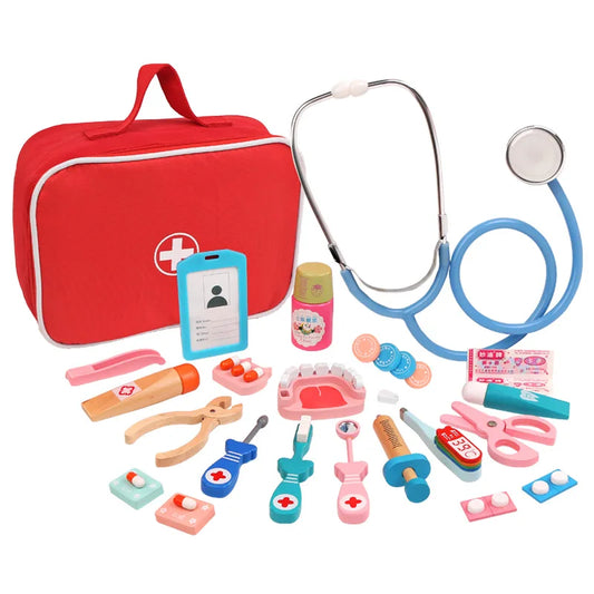Wooden Pretend Play Doctor Educational Toys