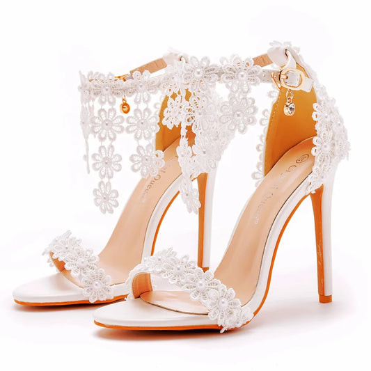 Wedding Shoes Heeled Sandals Women High Heels Sexy Sandals Wedding Bridal